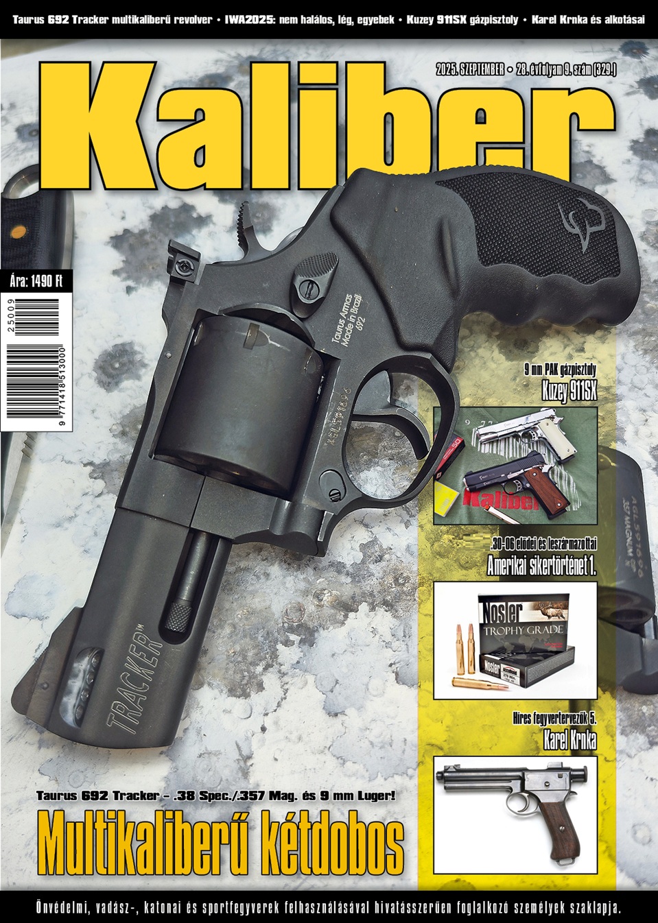 Kaliber Magazin 329. (2025. szeptember)