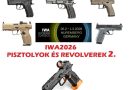 IWA2026 Pisztolyok és revolverek – 2. rész